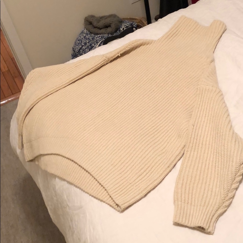 Free people swim Too deep Beige sweater tunic